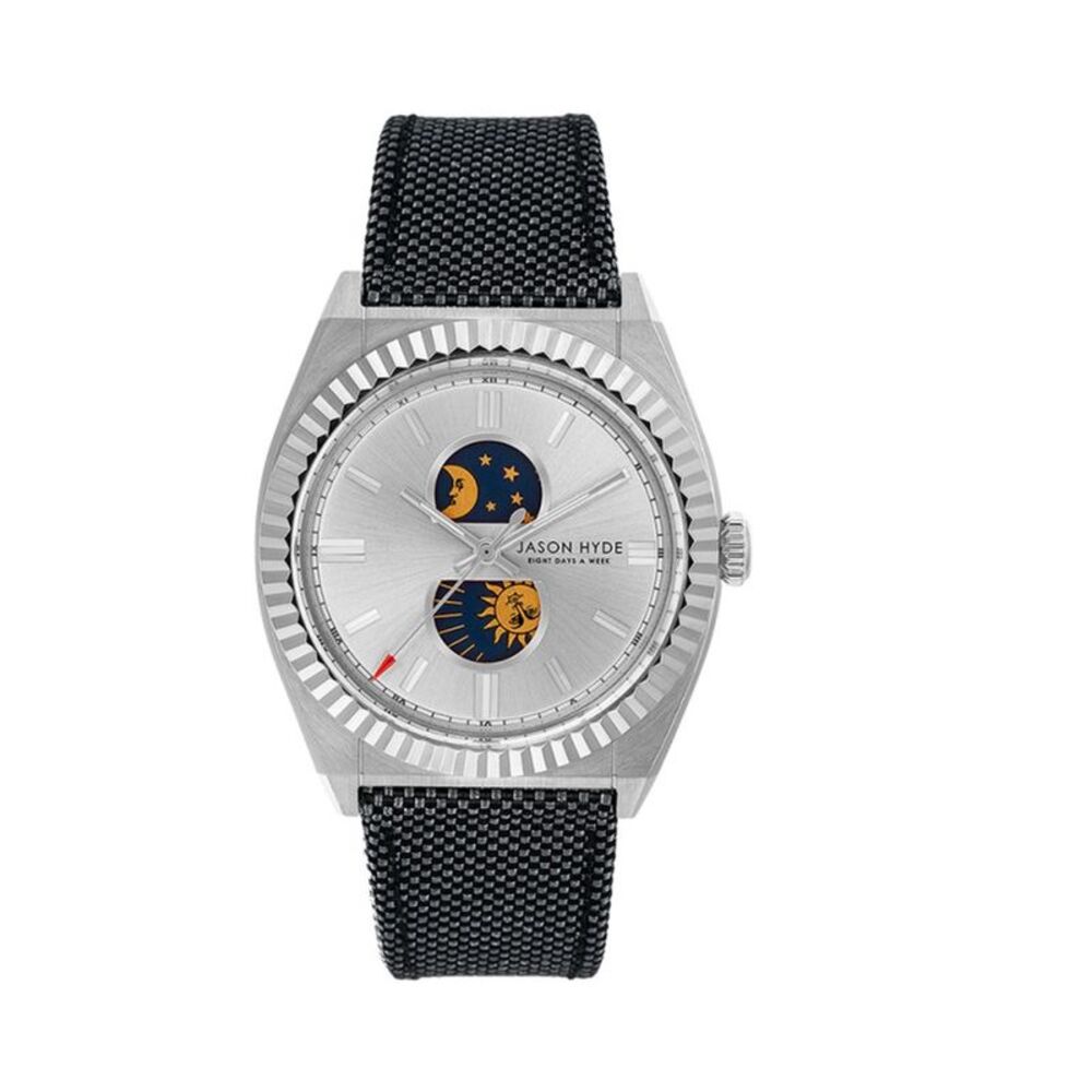 Jason Hyde Eight Days a Week Sun and Moon Watch Men Blue Watches